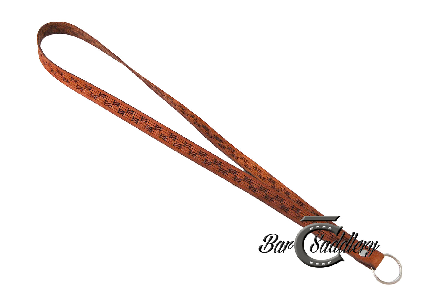 Stamped Leather Lanyards