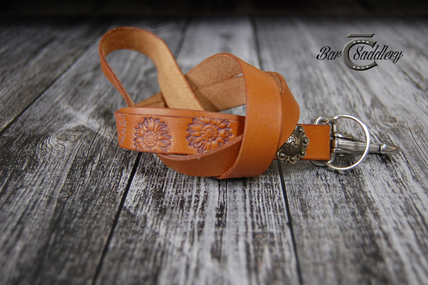 Stamped Leather Lanyards