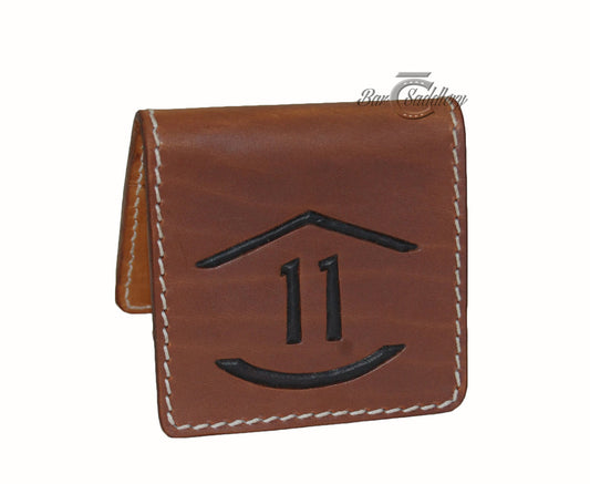 Card wallet with custom brand