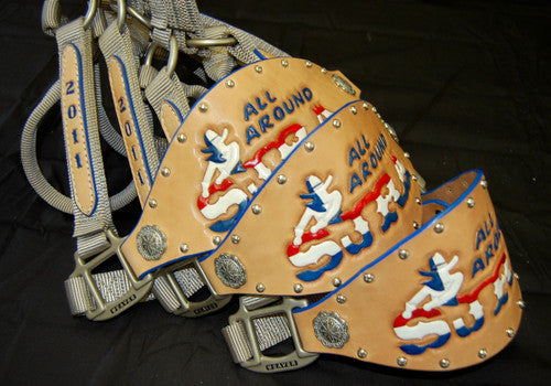 Custom Leather Award Halter