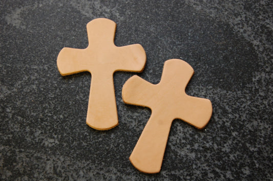 Die cut saddle cross charm DIY 