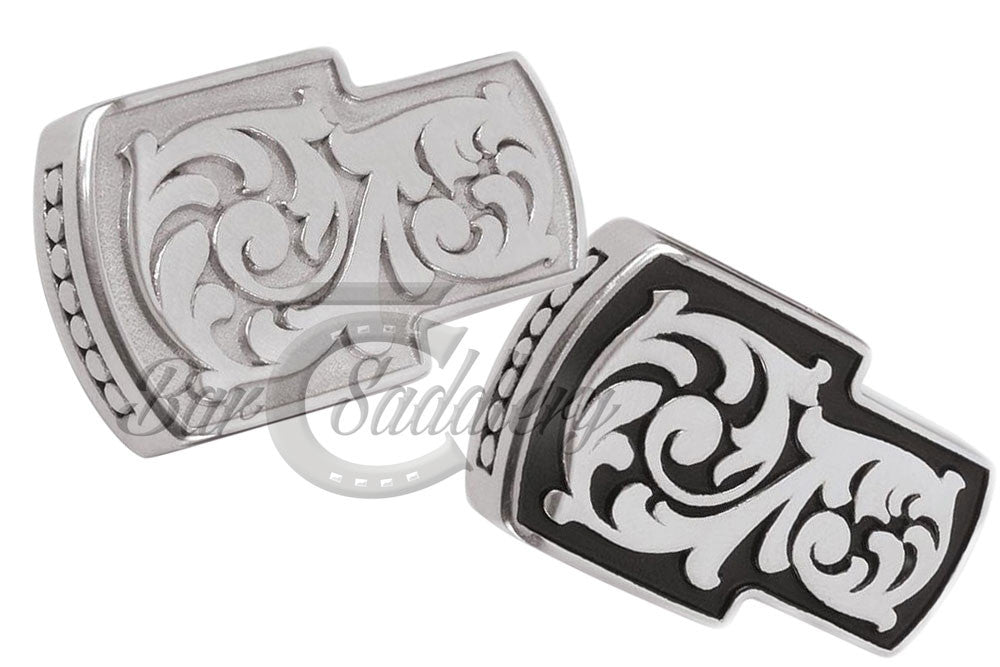 Floral Headstall Ear Slide Stainless Steel