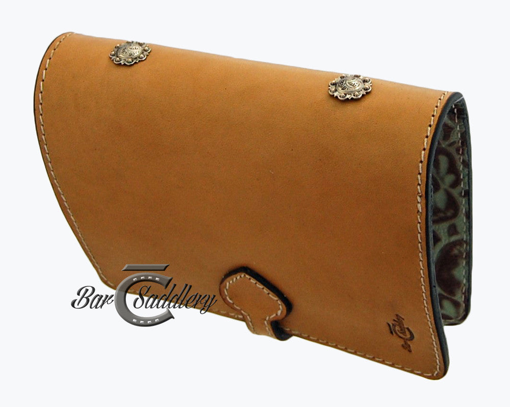 Custom hand tooled day planner, hand crafted in the USA with American, Hermann Oak genuine leather  