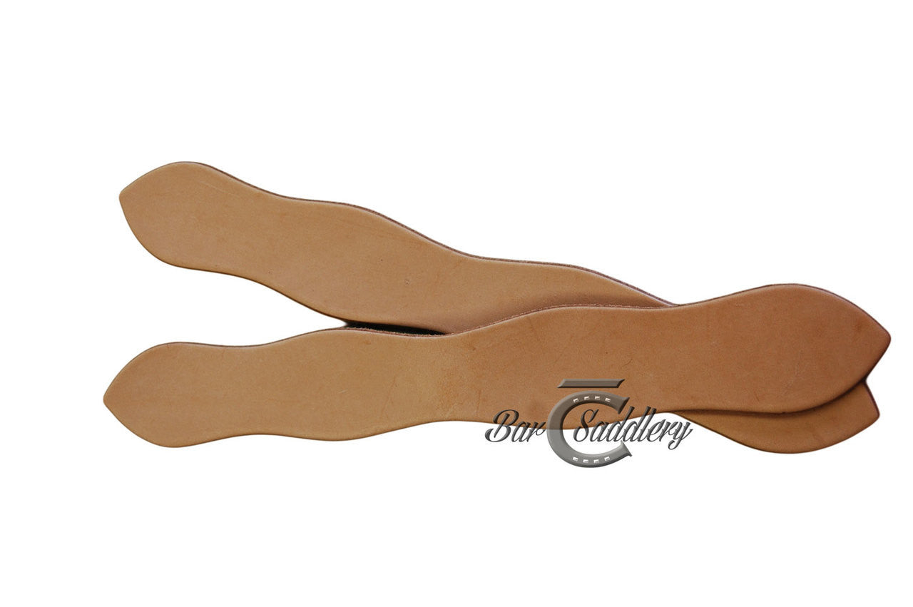 Vegetable tanned tooling leather DIY slobber strap blanks for mecate rope reins